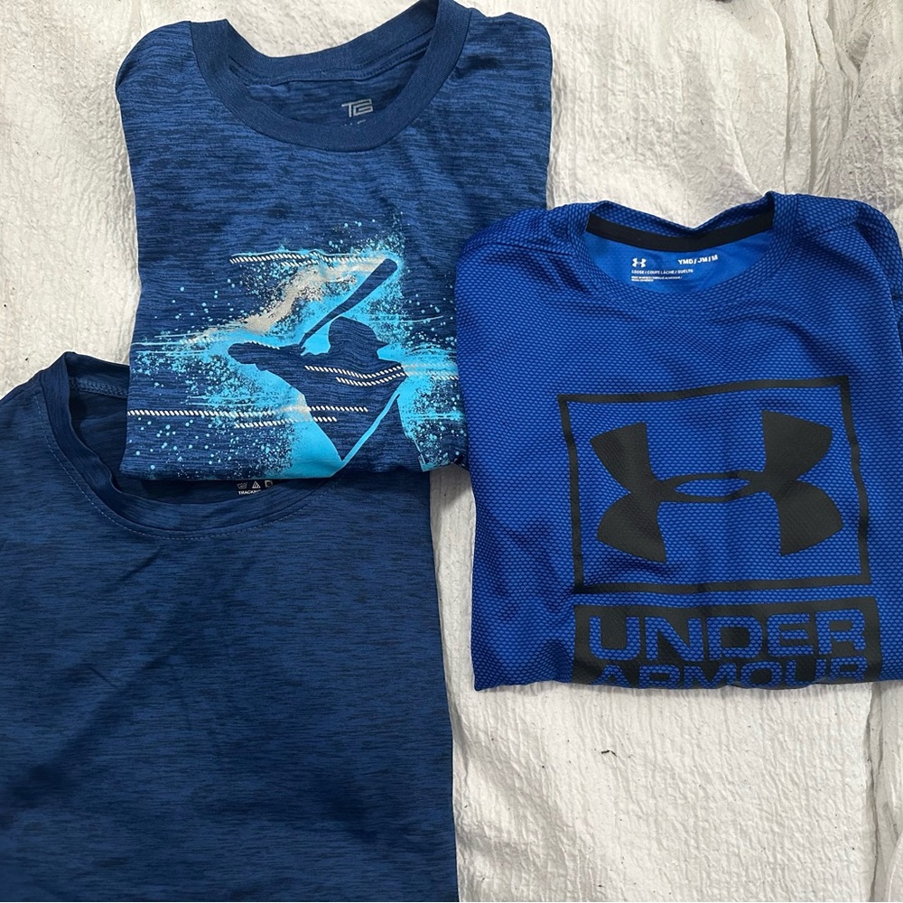Boy’s Lot: Under Armour Assorted Blue T-Shirts